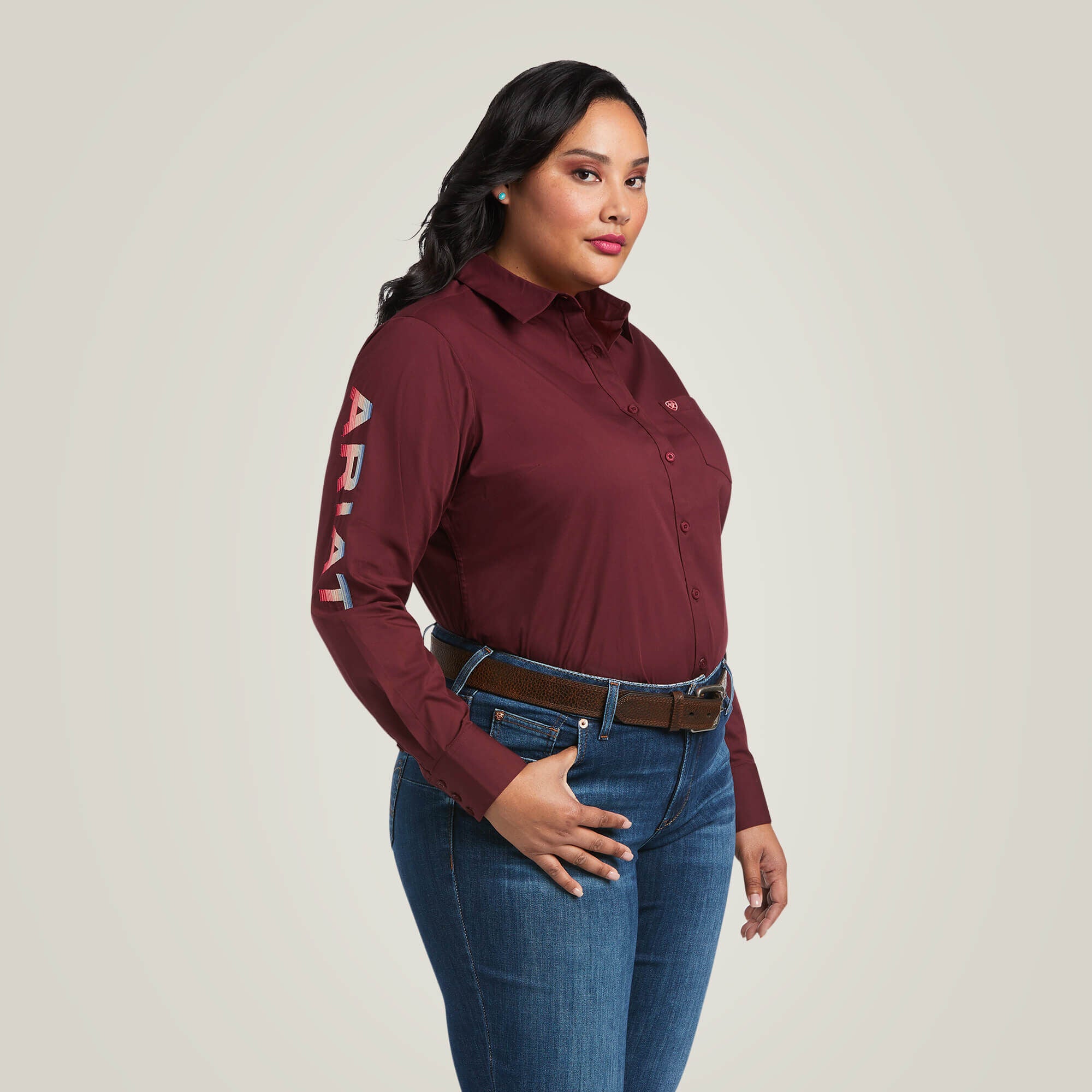 Women Team Kirby Stretch Shirt | Ariat Discount