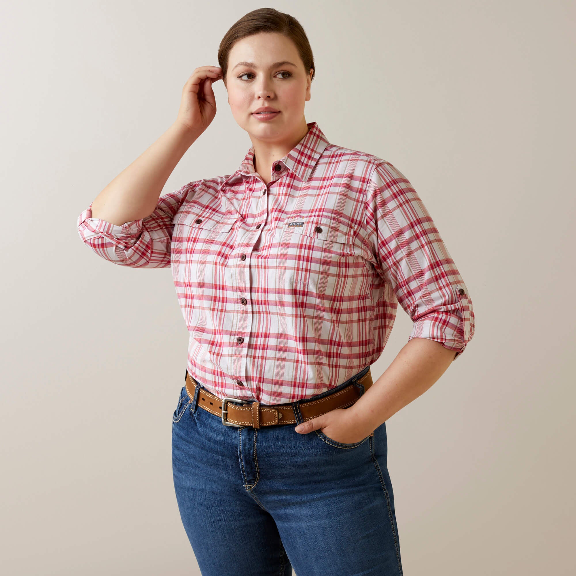 Women Rebar Made Tough DuraStretch Work Shirt | Ariat us