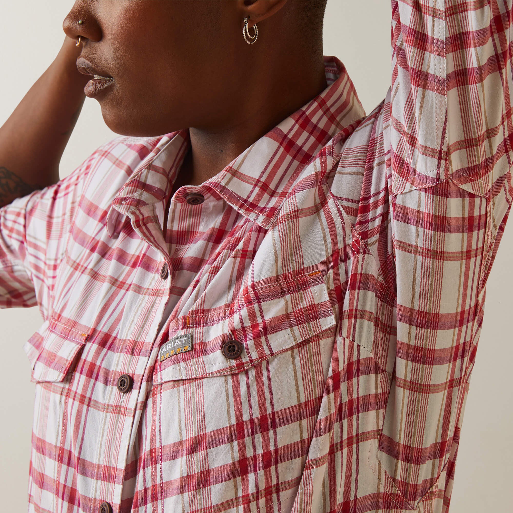 Women Rebar Made Tough DuraStretch Work Shirt | Ariat us