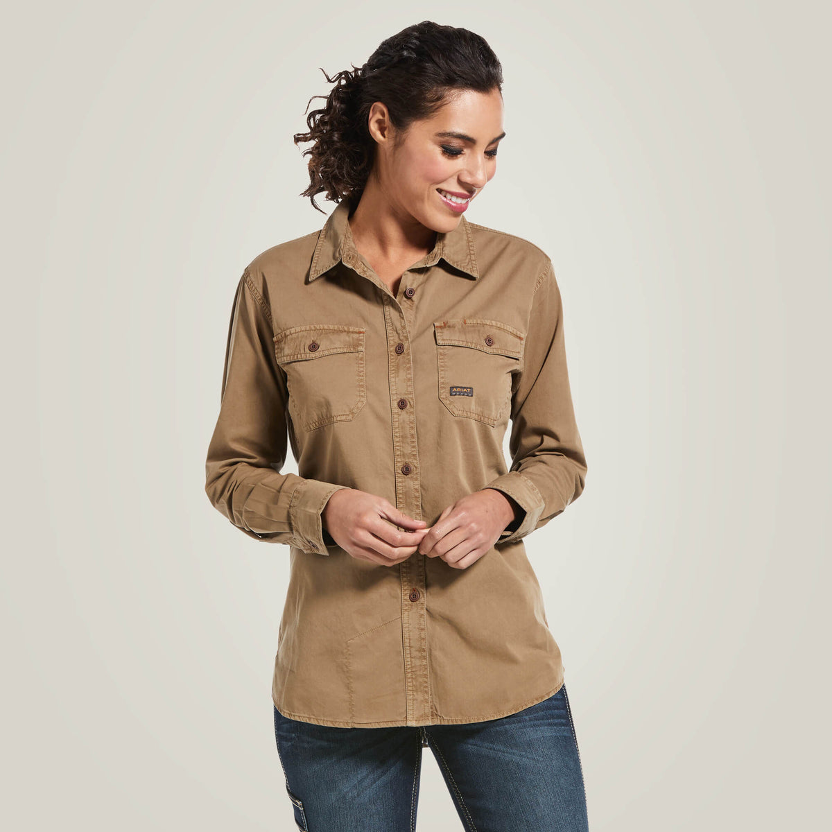 Women Rebar Washed Twill Work Shirt | Ariat near me