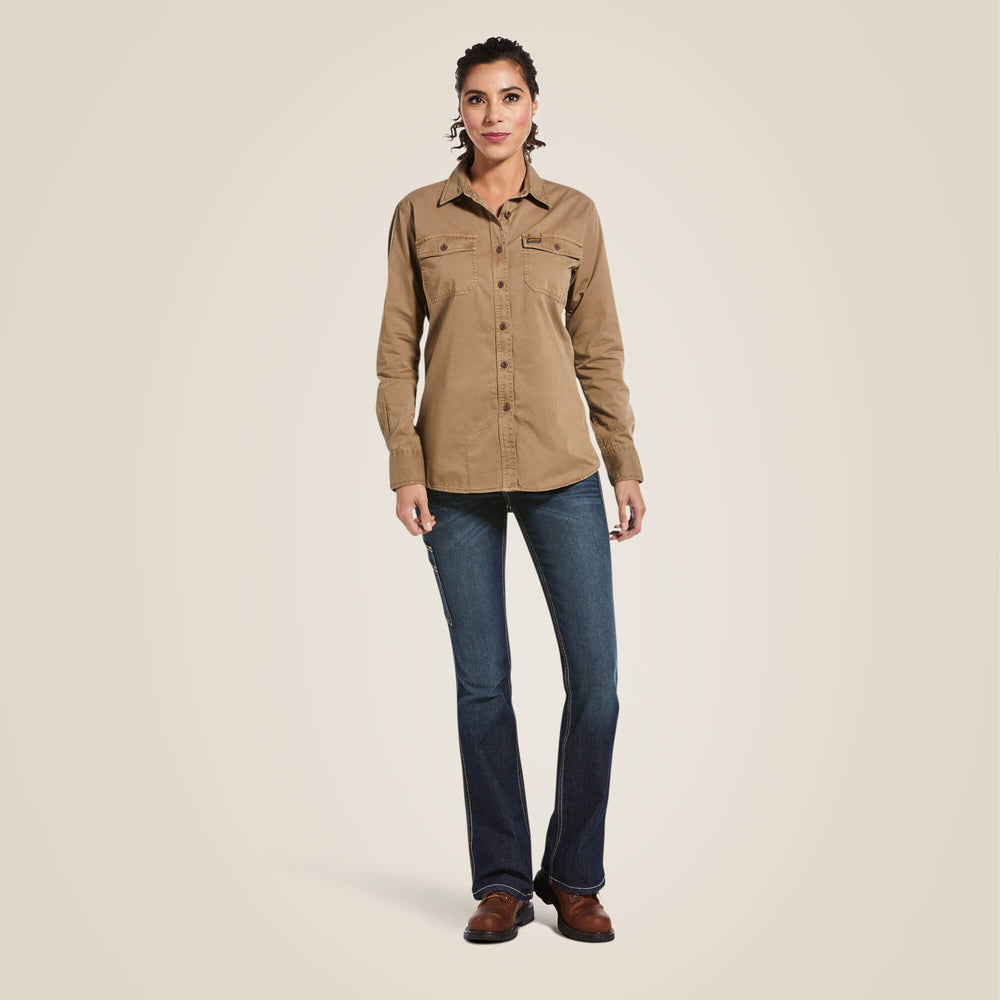 Women Rebar Washed Twill Work Shirt | Ariat near me