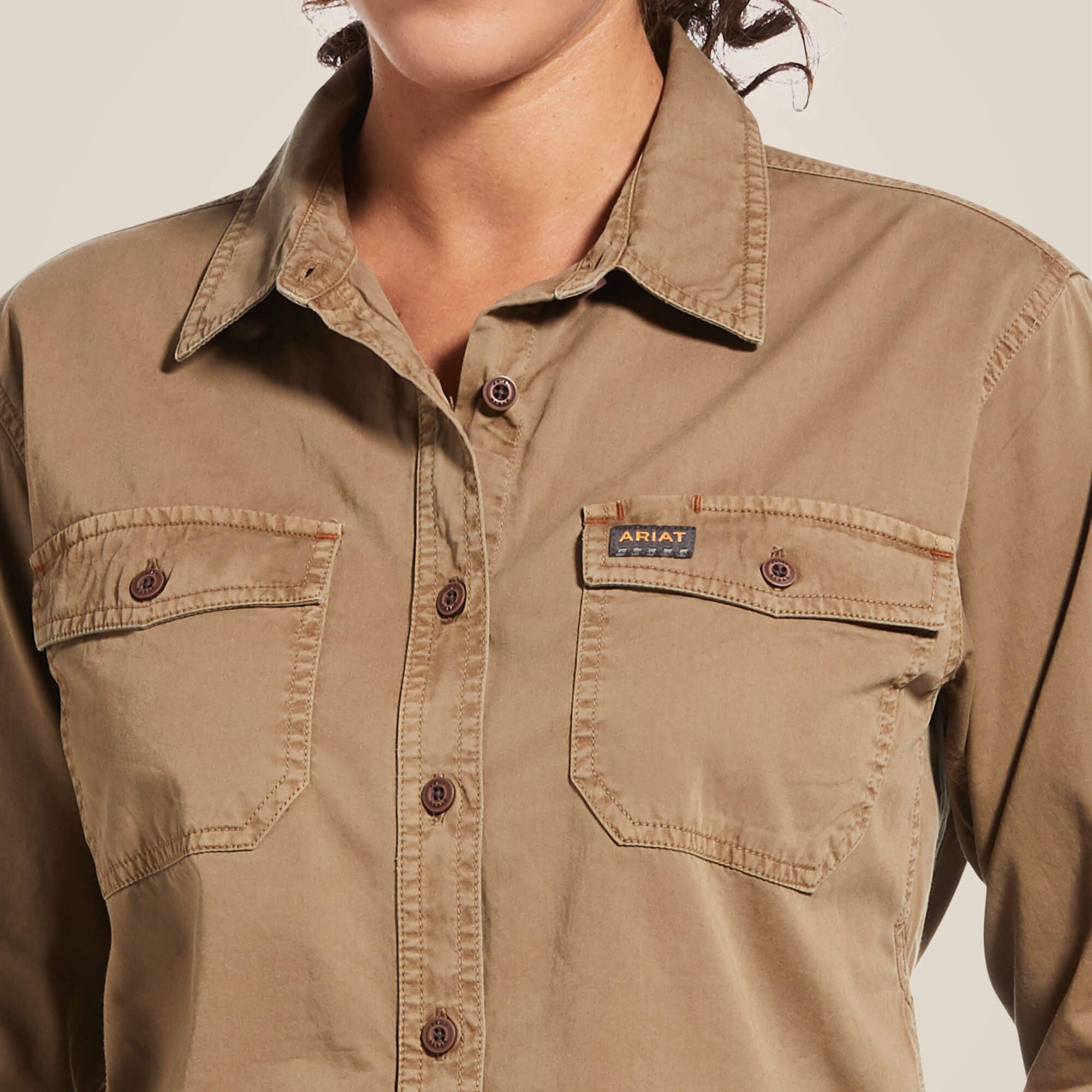Women Rebar Washed Twill Work Shirt | Ariat near me
