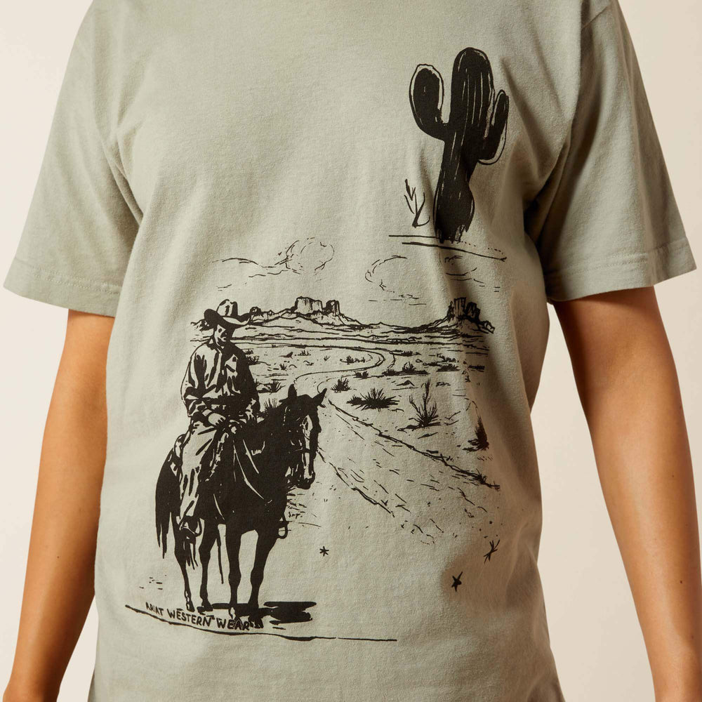 Women Ariat Sketchy Cowboy T-Shirt | Ariat Online