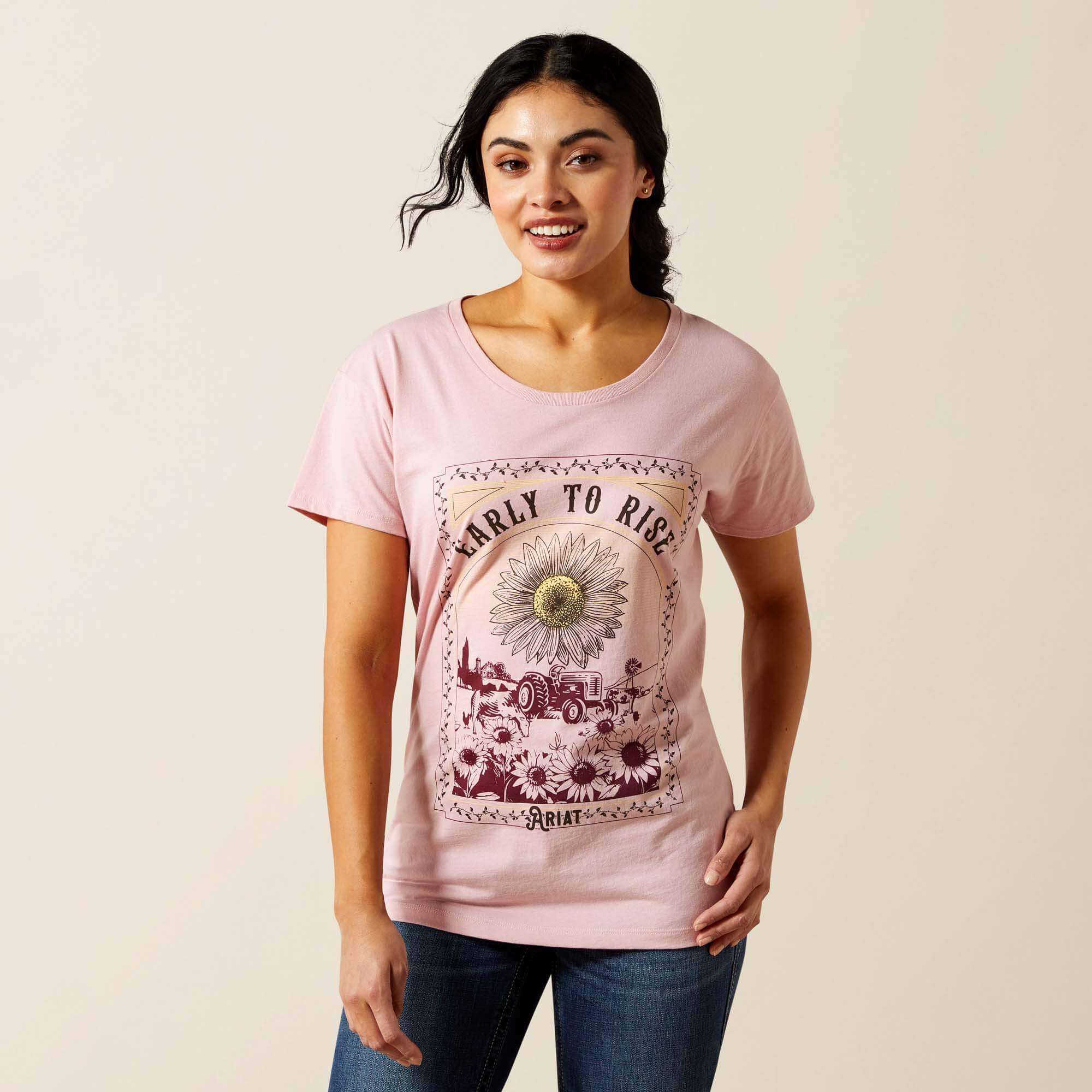 Women Ariat Early to Rise T-Shirt | Ariat Outlet