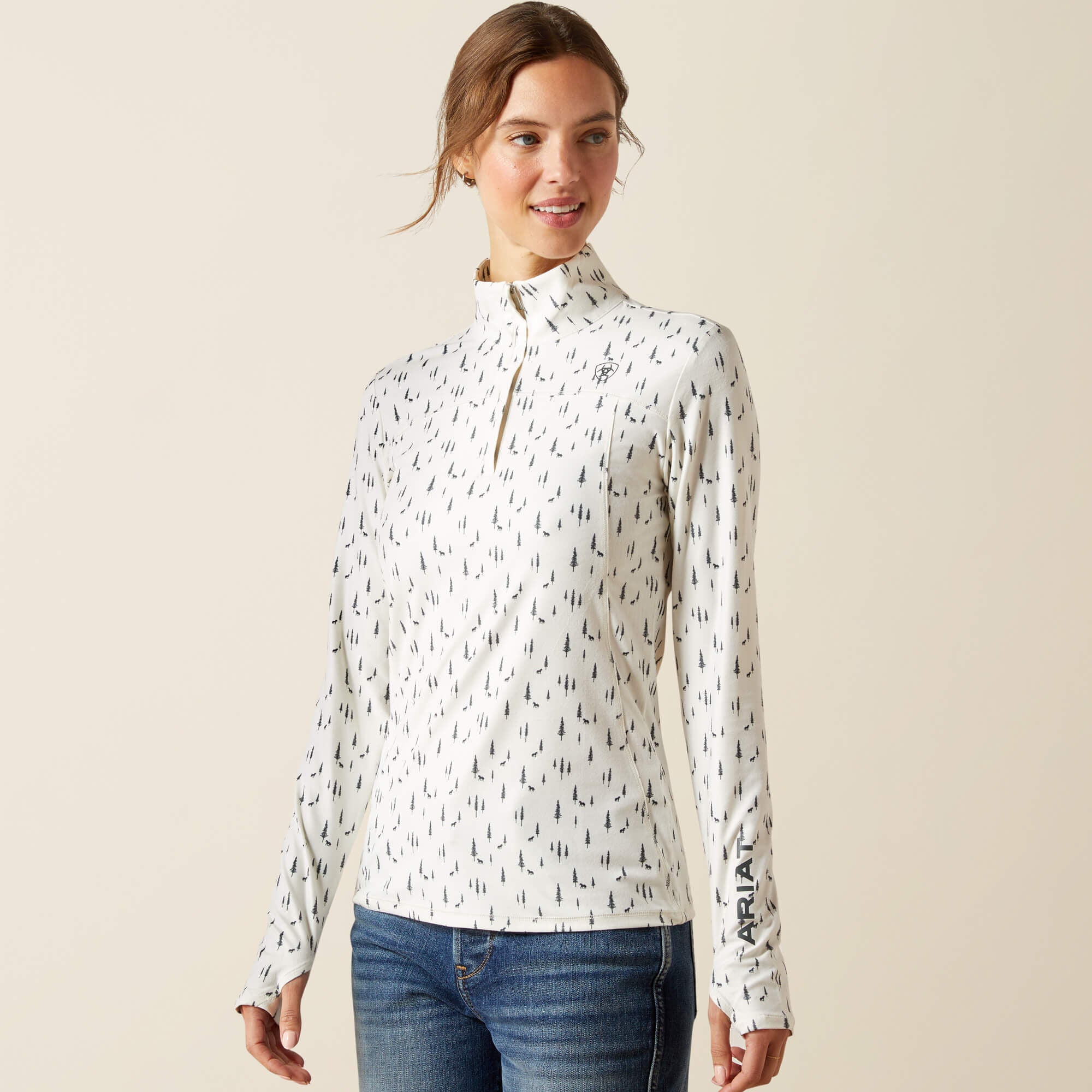 Women|Trends Lowell 3.0 1/4 Zip Baselayer | Ariat for sale