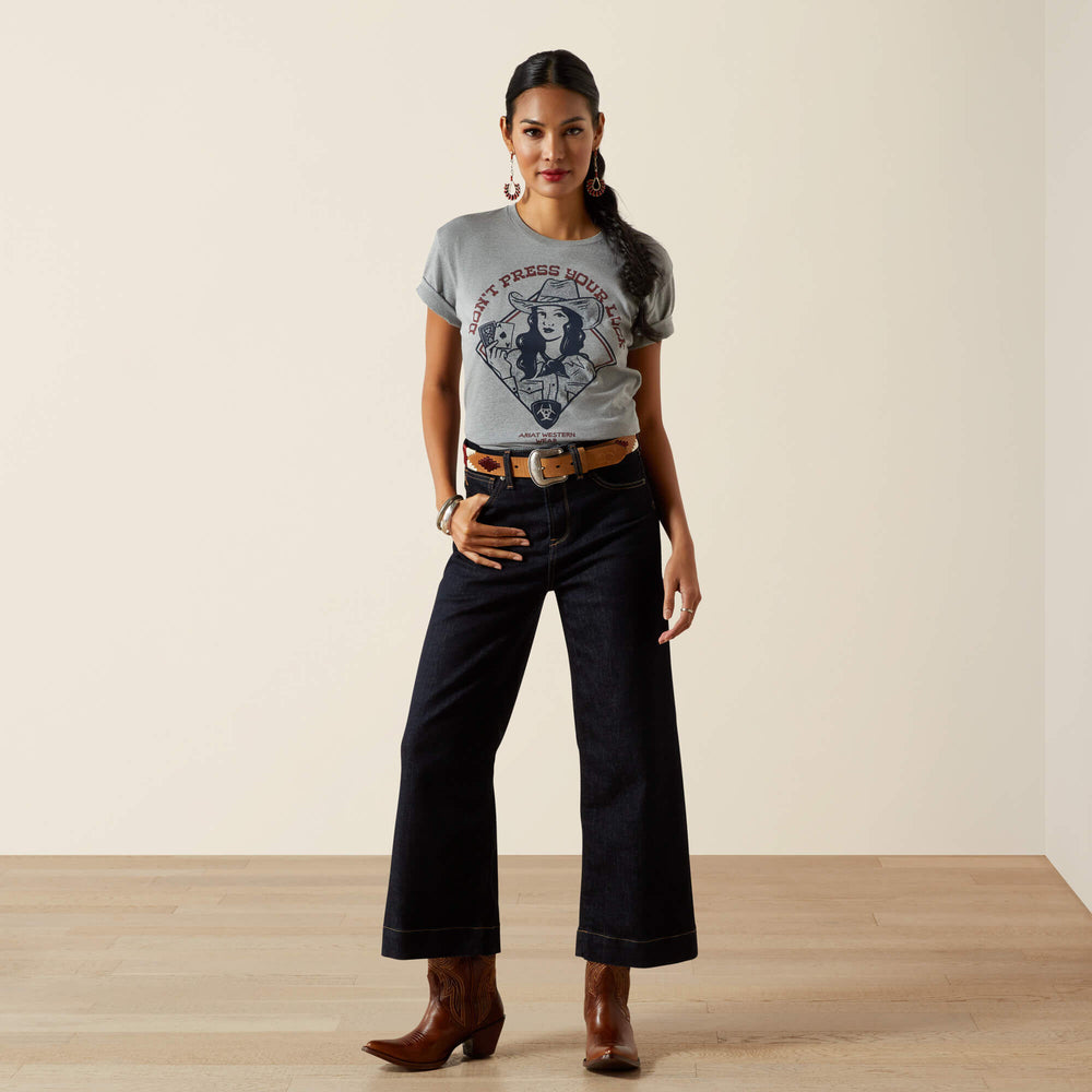 Women Ariat Don't Press Your Luck T-Shirt | Ariat Discount