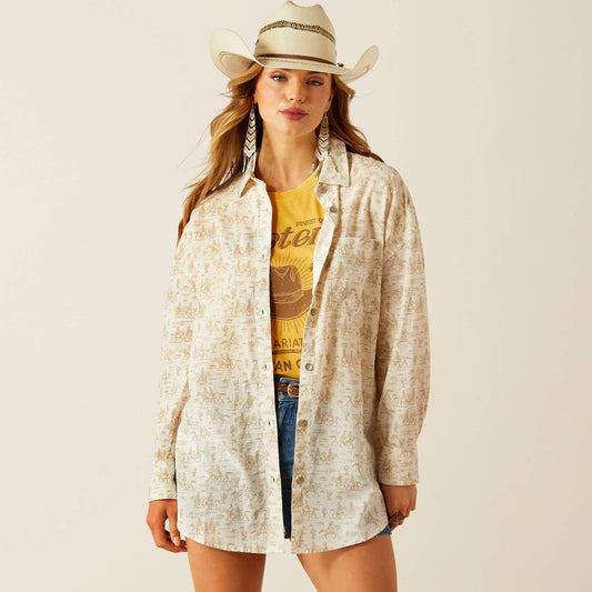 Women Poppy Summer Overshirt Shirt | Ariat us