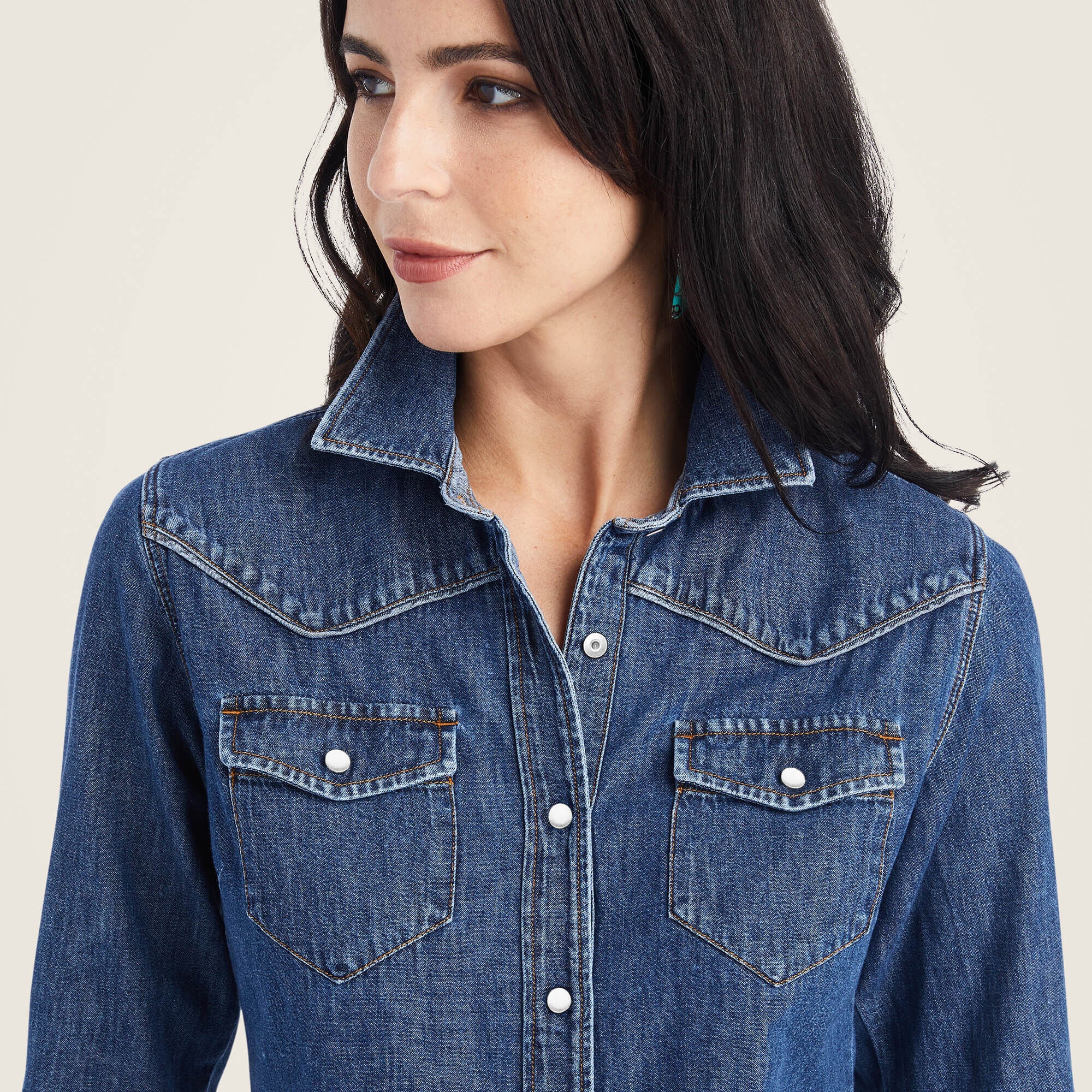 Women|Trends Farriday Denim Shirt | Ariat Online