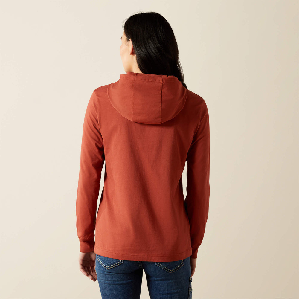 Women Rebar Cotton Strong Hooded T-Shirt | Ariat on sale