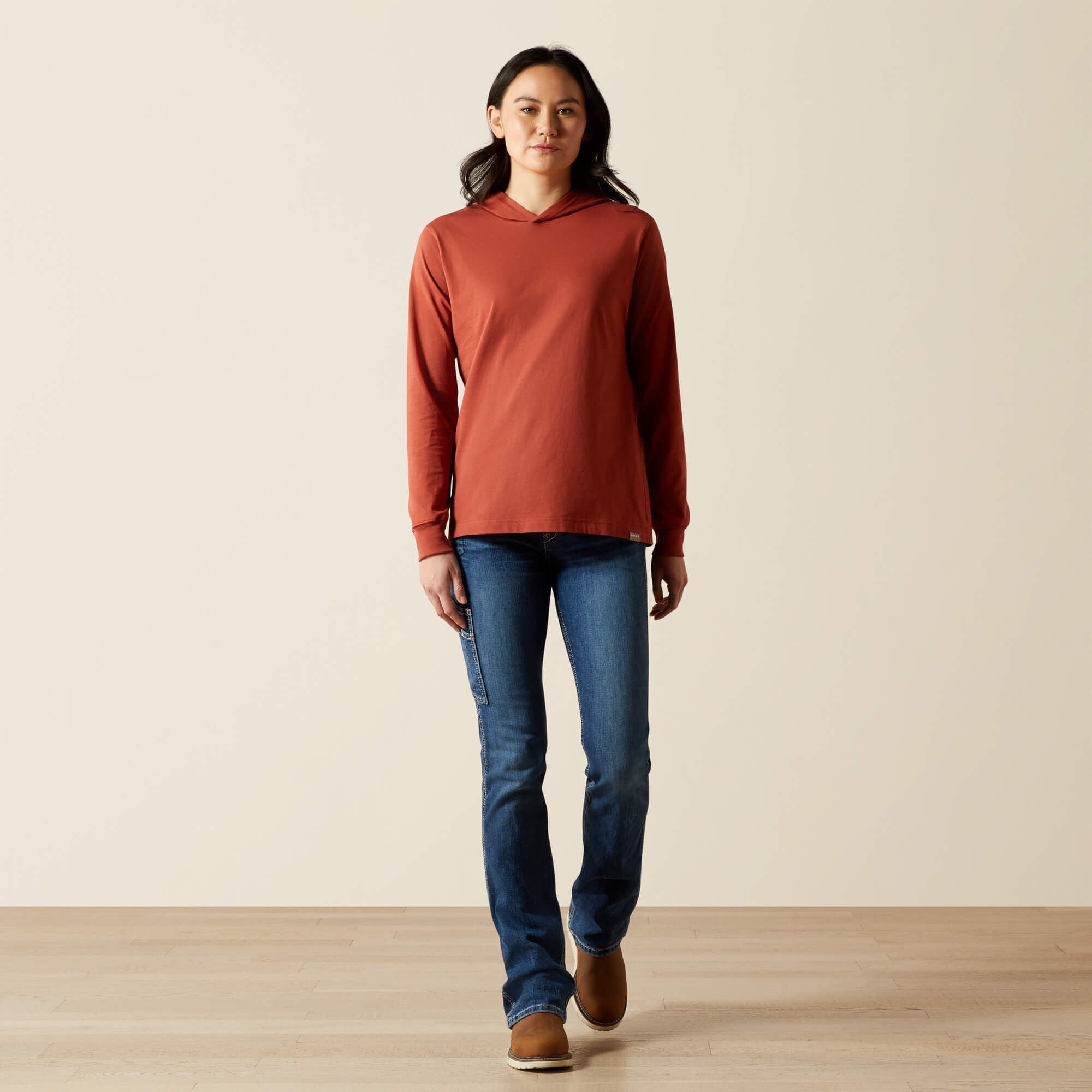 Women Rebar Cotton Strong Hooded T-Shirt | Ariat on sale