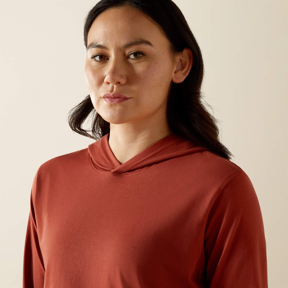 Women Rebar Cotton Strong Hooded T-Shirt | Ariat on sale