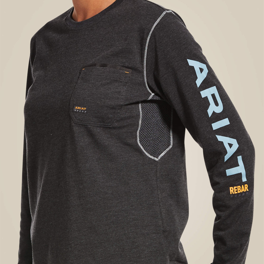 Women Rebar Workman Logo T-Shirt | Ariat Discount