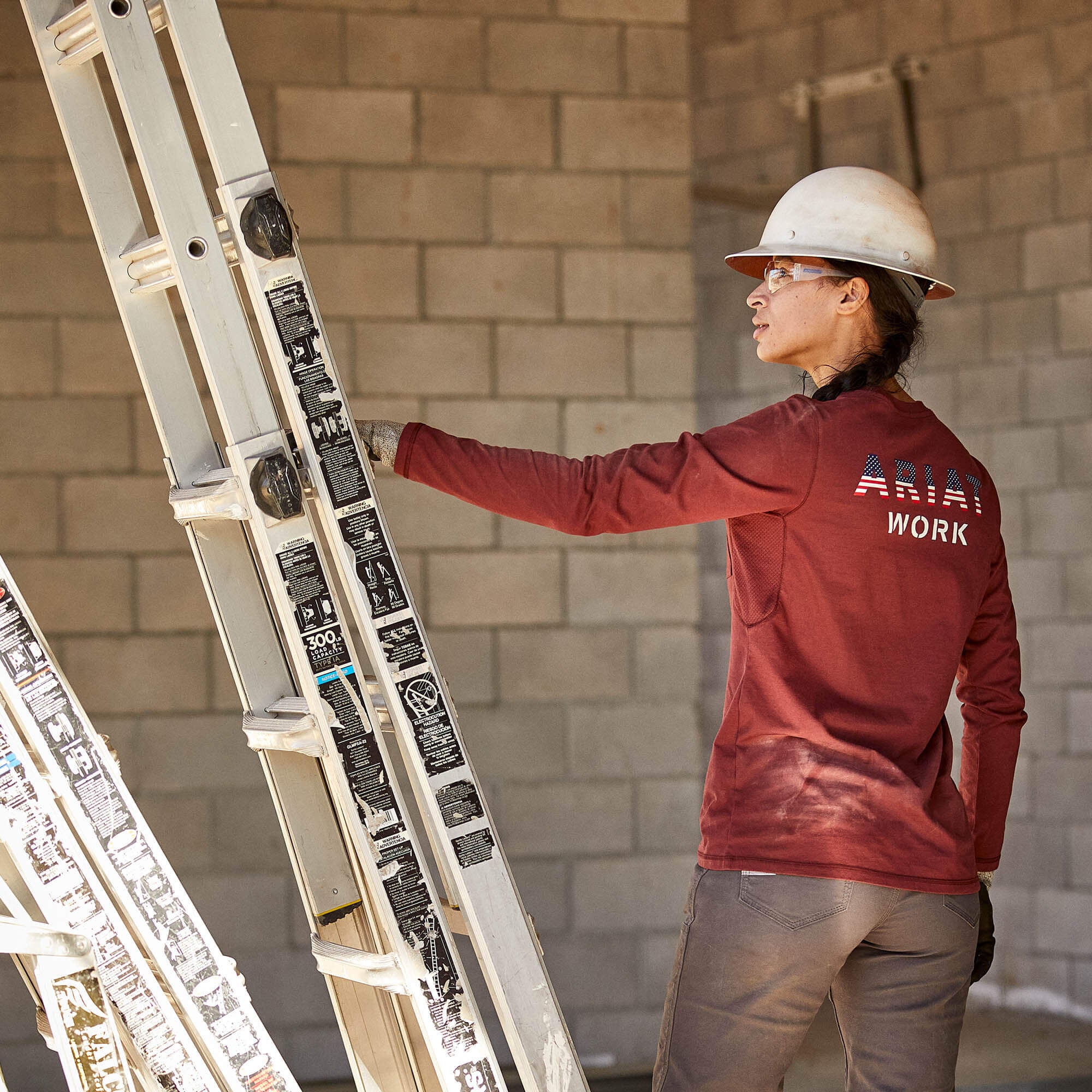 Women Rebar Workman USA Logo T-Shirt | Ariat for sale