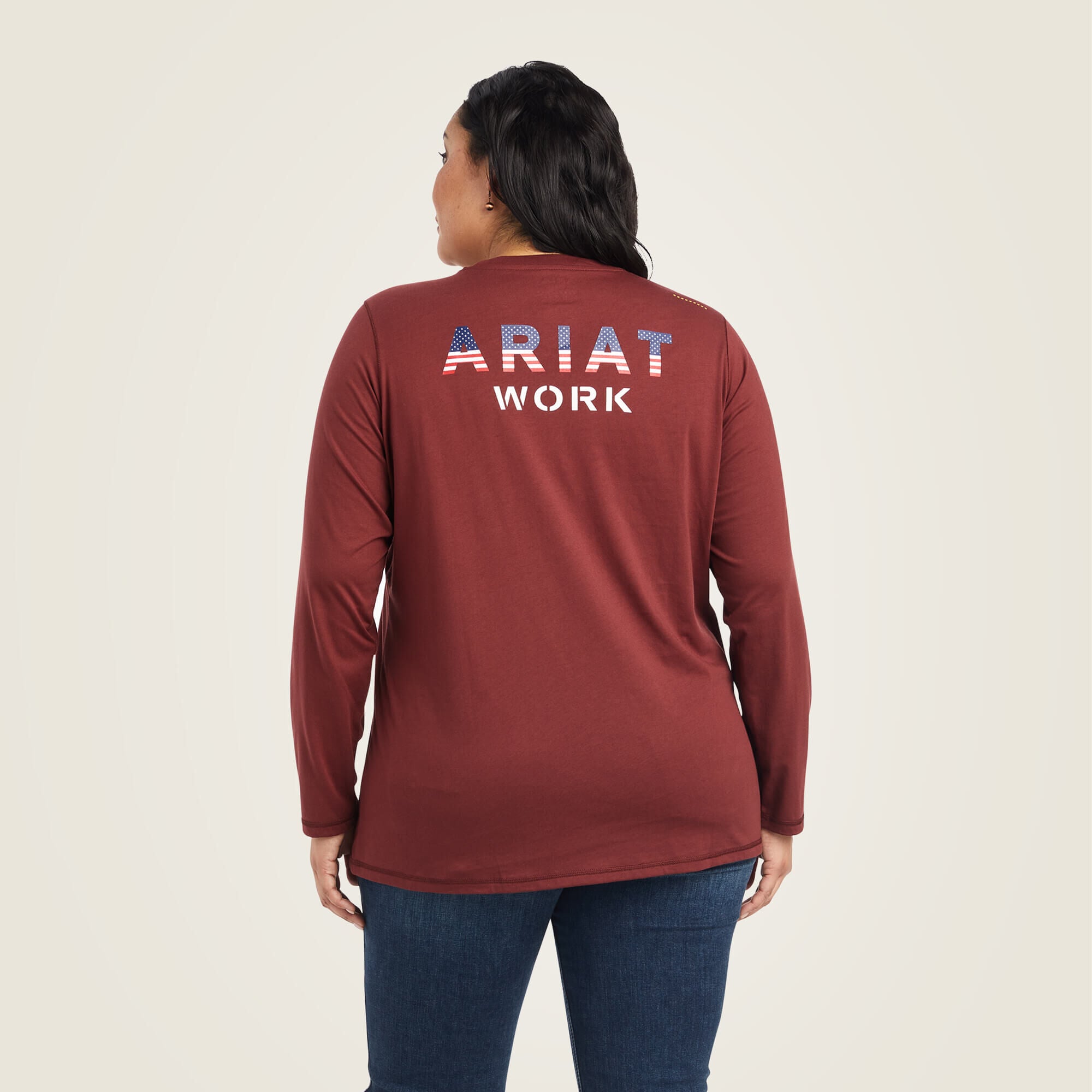 Women Rebar Workman USA Logo T-Shirt | Ariat for sale