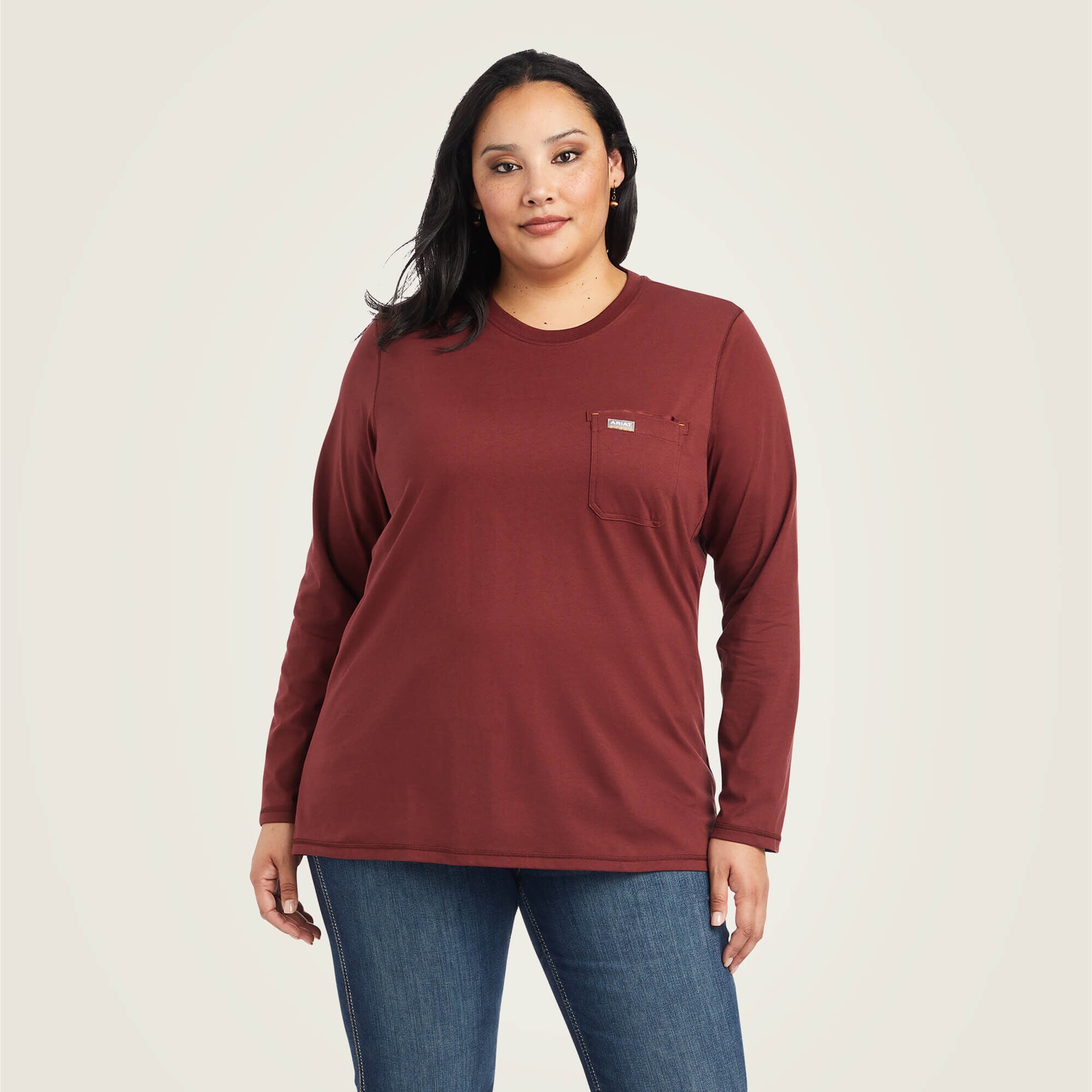 Women Rebar Workman USA Logo T-Shirt | Ariat for sale