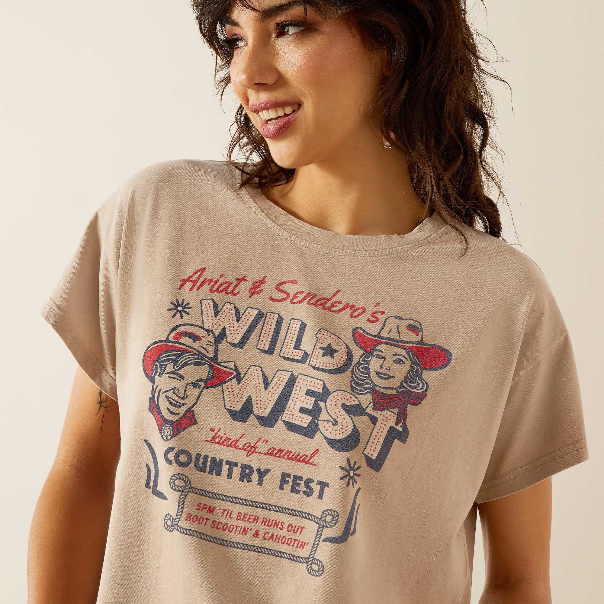 Women Sendero x Ariat Wild West Country Fest T-Shirt | Ariat near me