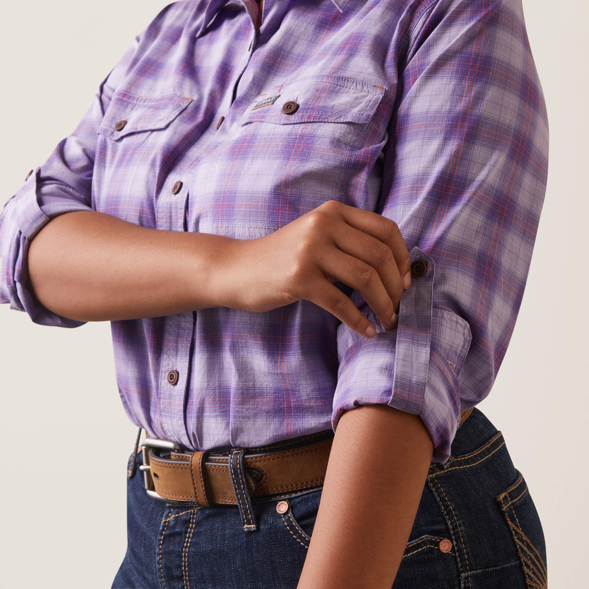 Women Rebar Made Tough DuraStretch Work Shirt | Ariat Discount