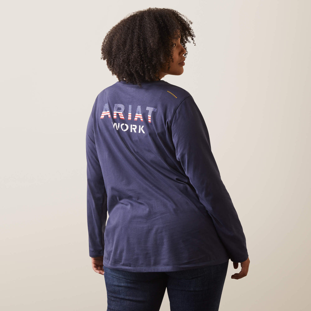 Women Rebar Workman USA Logo T-Shirt | Ariat near me