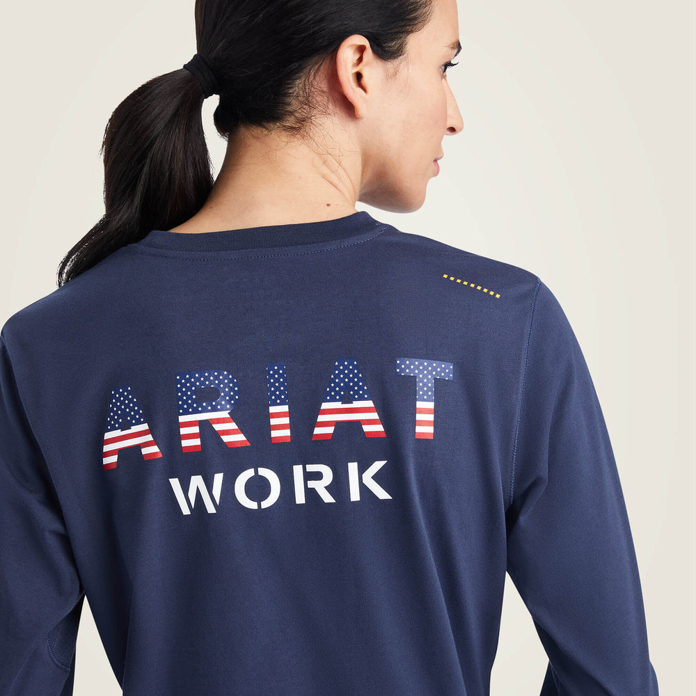 Women Rebar Workman USA Logo T-Shirt | Ariat near me