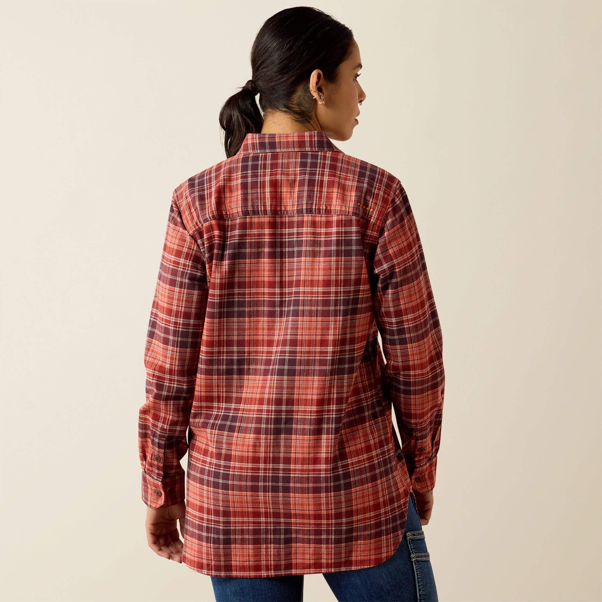 Women Rebar DuraStretch Flannel Tunic | Ariat on sale