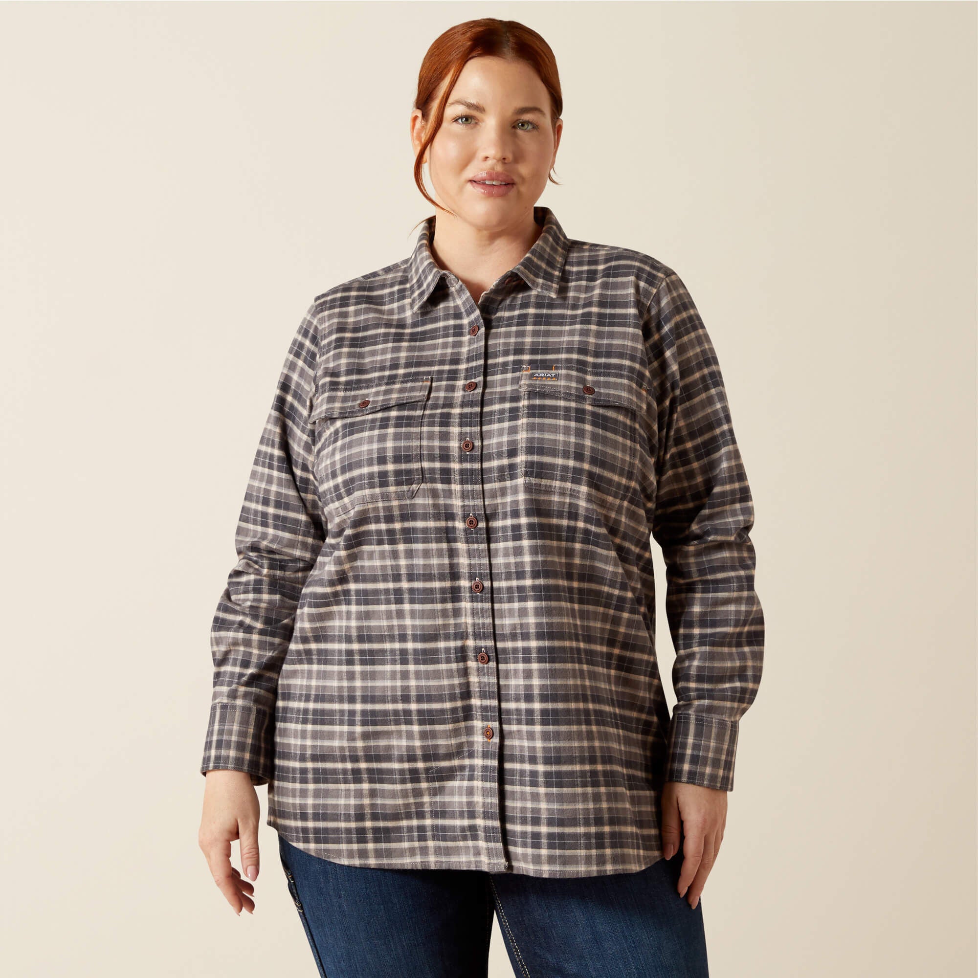 Women Rebar Flannel DuraStretch Work Shirt | Ariat