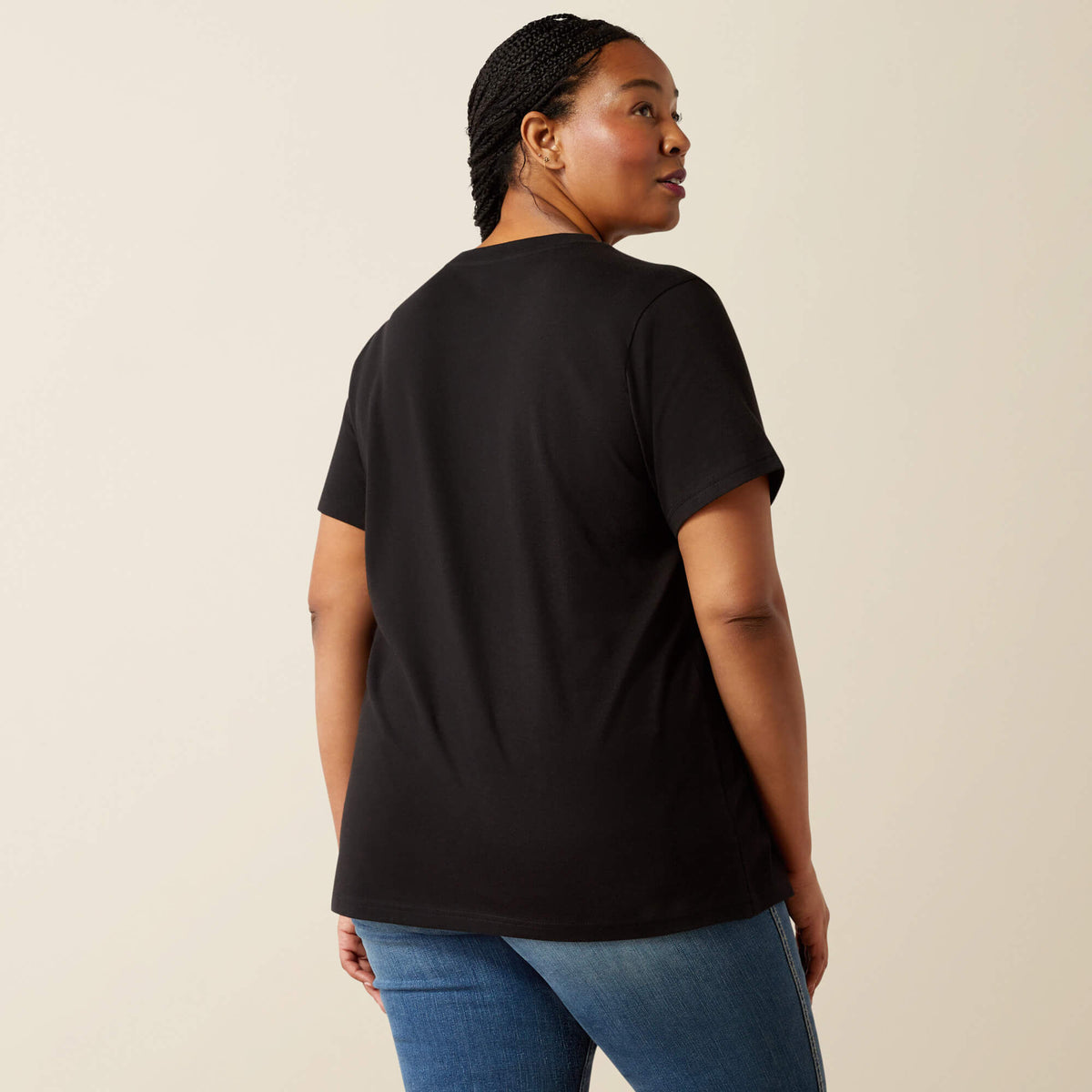 Women Rebar Cotton Strong Standard V-Neck T-Shirt | Ariat Discount