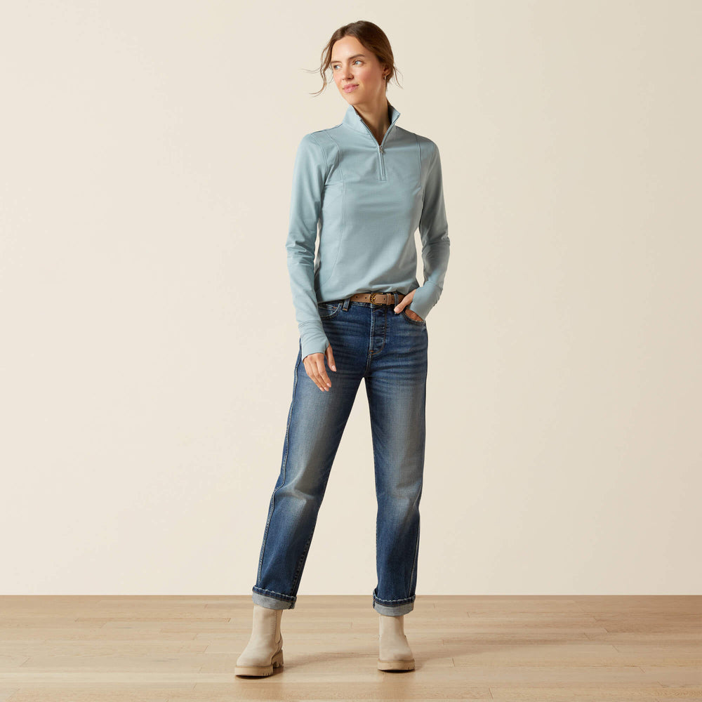 Women Gridwork 2.0 1/4 Zip Baselayer | Ariat us