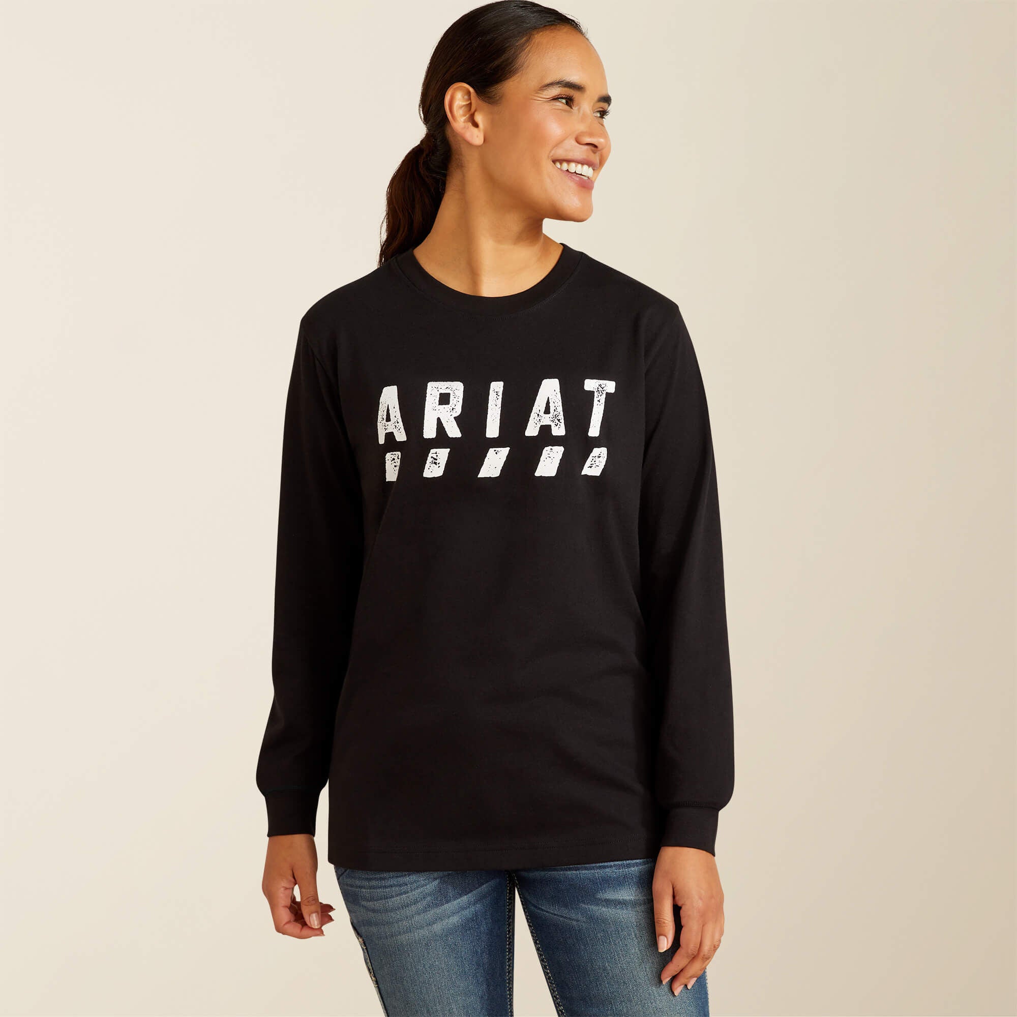 Women Rebar Cotton Strong Logo T-Shirt | Ariat Outlet