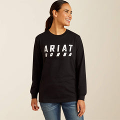 Women Rebar Cotton Strong Logo T-Shirt | Ariat Outlet