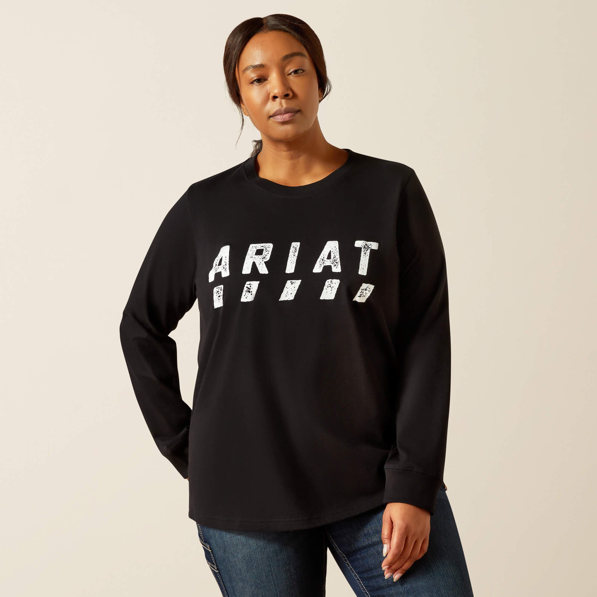 Women Rebar Cotton Strong Logo T-Shirt | Ariat Outlet