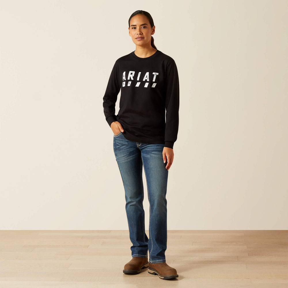 Women Rebar Cotton Strong Logo T-Shirt | Ariat Outlet