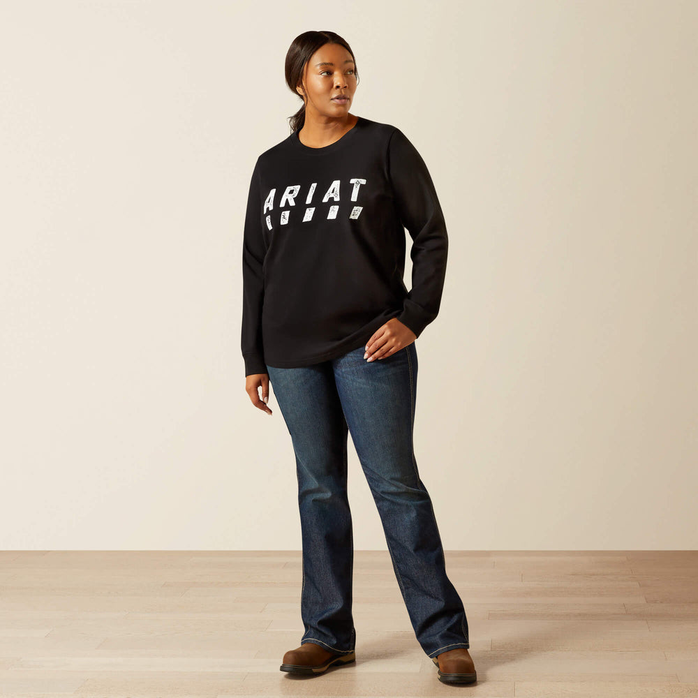 Women Rebar Cotton Strong Logo T-Shirt | Ariat Outlet