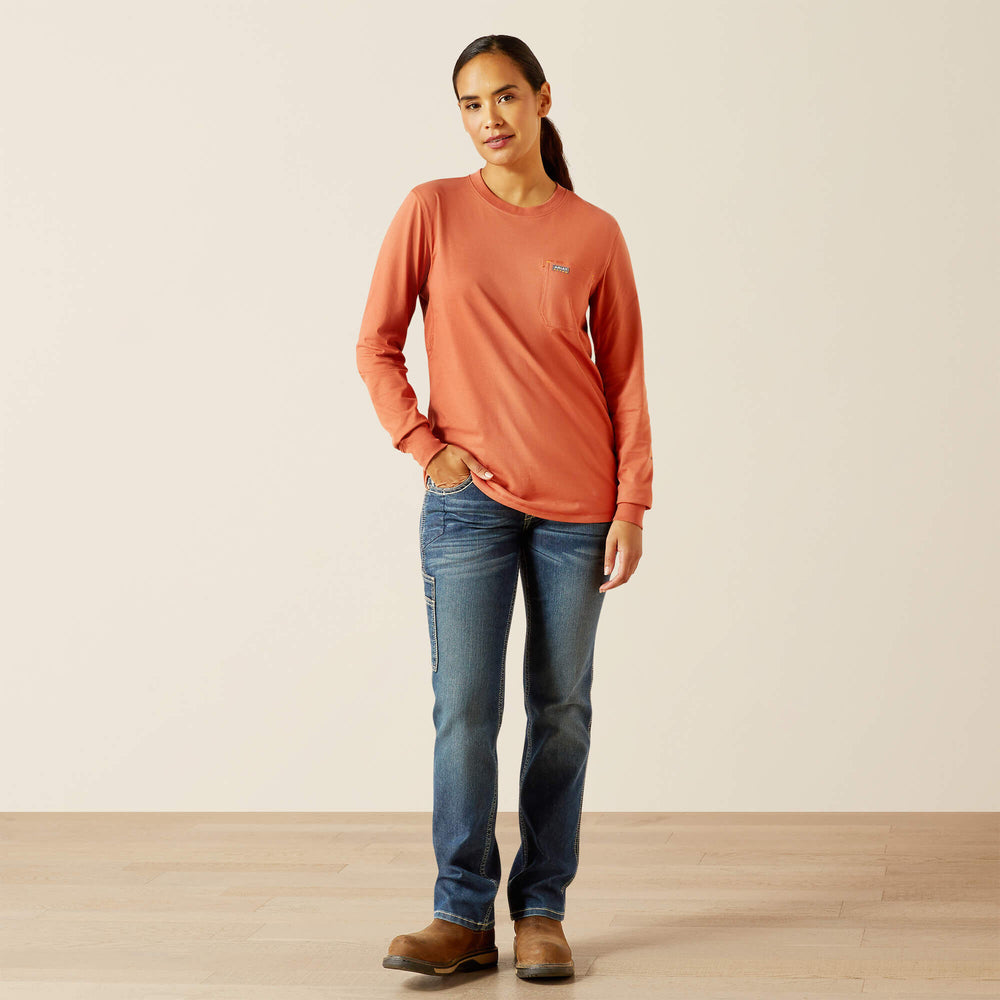 Women Rebar Workman Logo T-Shirt | Ariat for sale