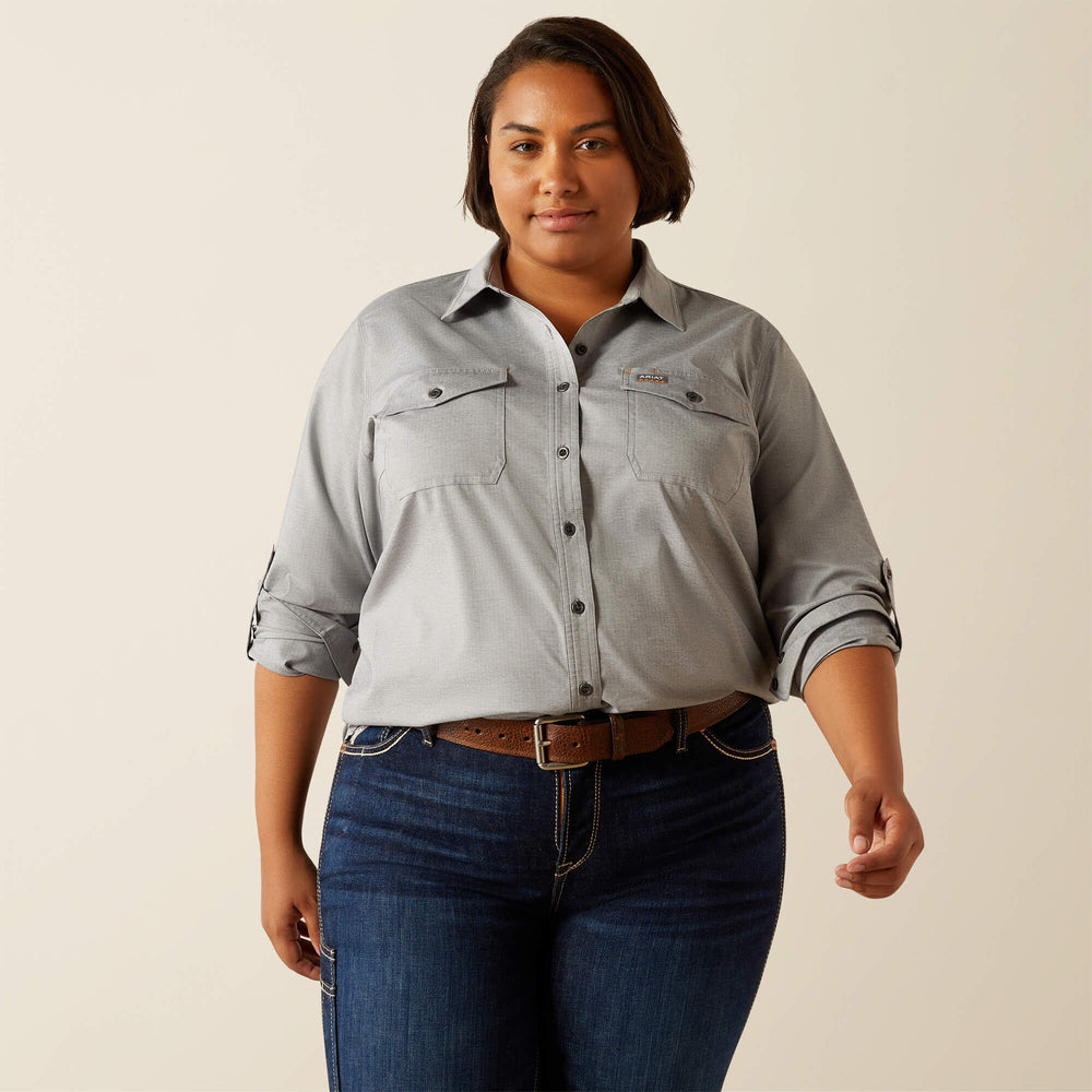 Women Rebar Made Tough VentTEK DuraStretch Work Shirt | Ariat