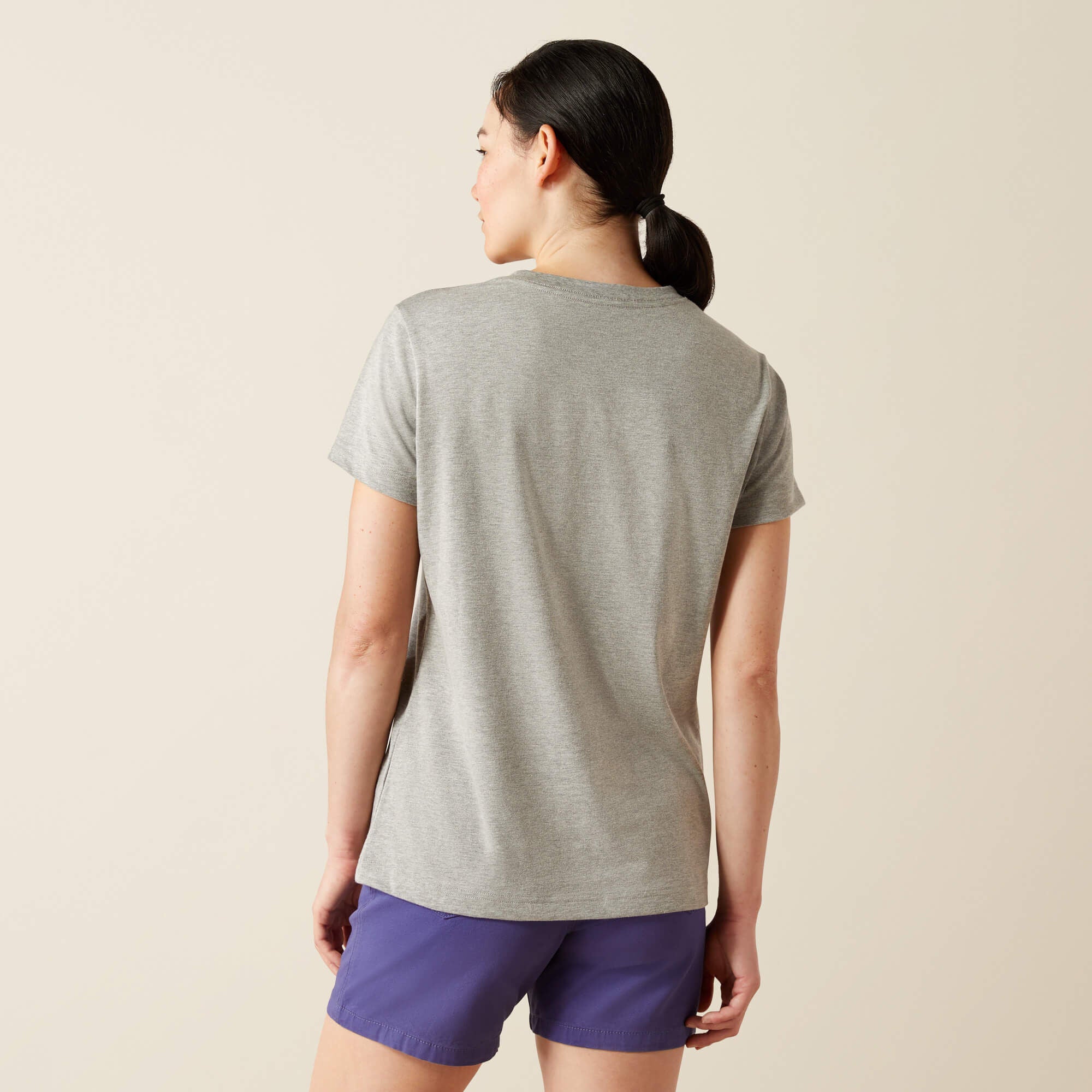 Women Rebar Cotton Strong Standard V-Neck T-Shirt | Ariat near me