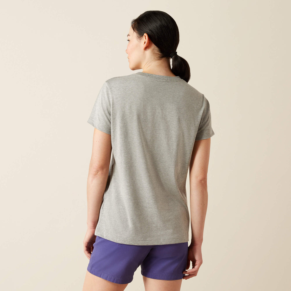 Women Rebar Cotton Strong Standard V-Neck T-Shirt | Ariat near me