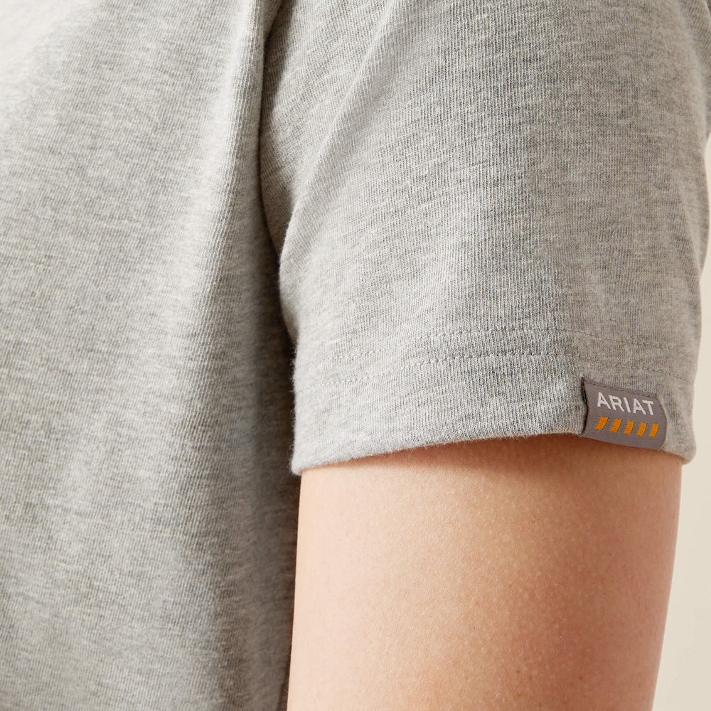 Women Rebar Cotton Strong Standard V-Neck T-Shirt | Ariat near me