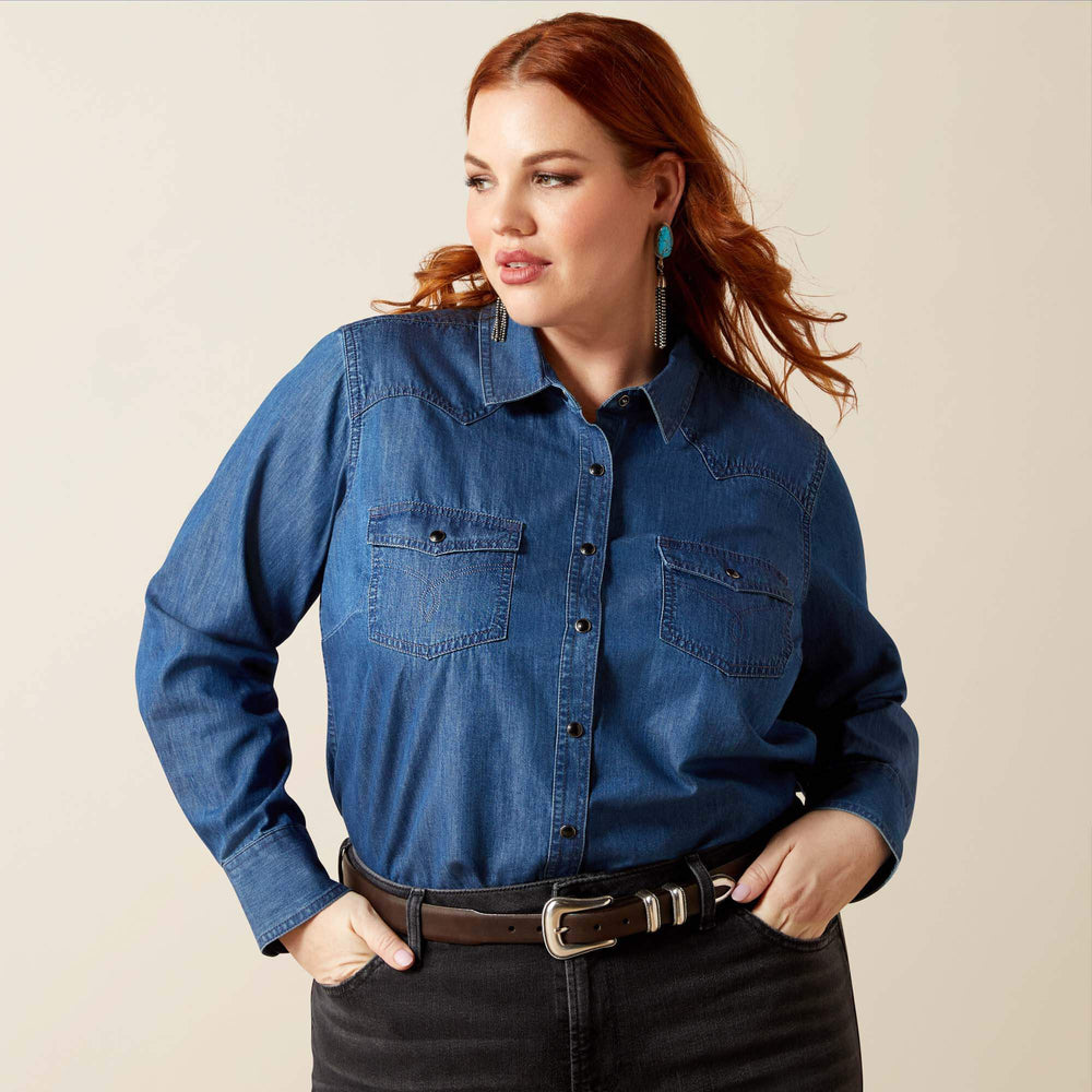 Women|Trends True Blue Shirt | Ariat Online