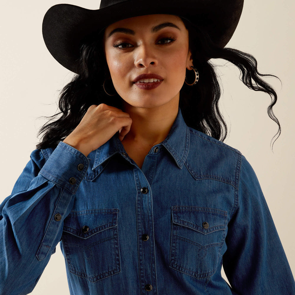 Women|Trends True Blue Shirt | Ariat Online