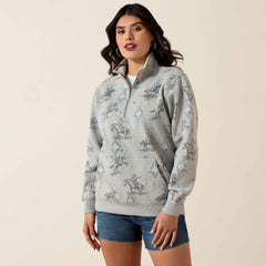Women Sapphire 1/2 Zip Sweatshirt | Ariat on sale