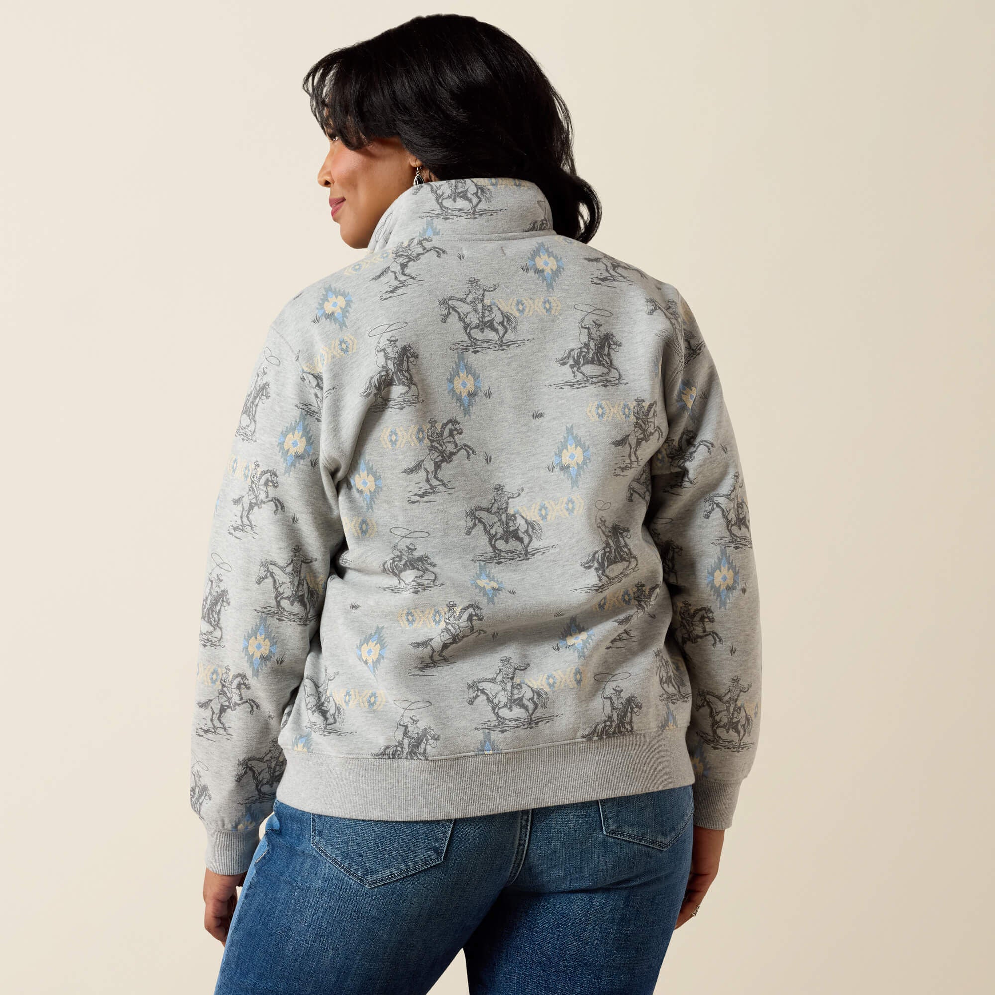 Women Sapphire 1/2 Zip Sweatshirt | Ariat on sale
