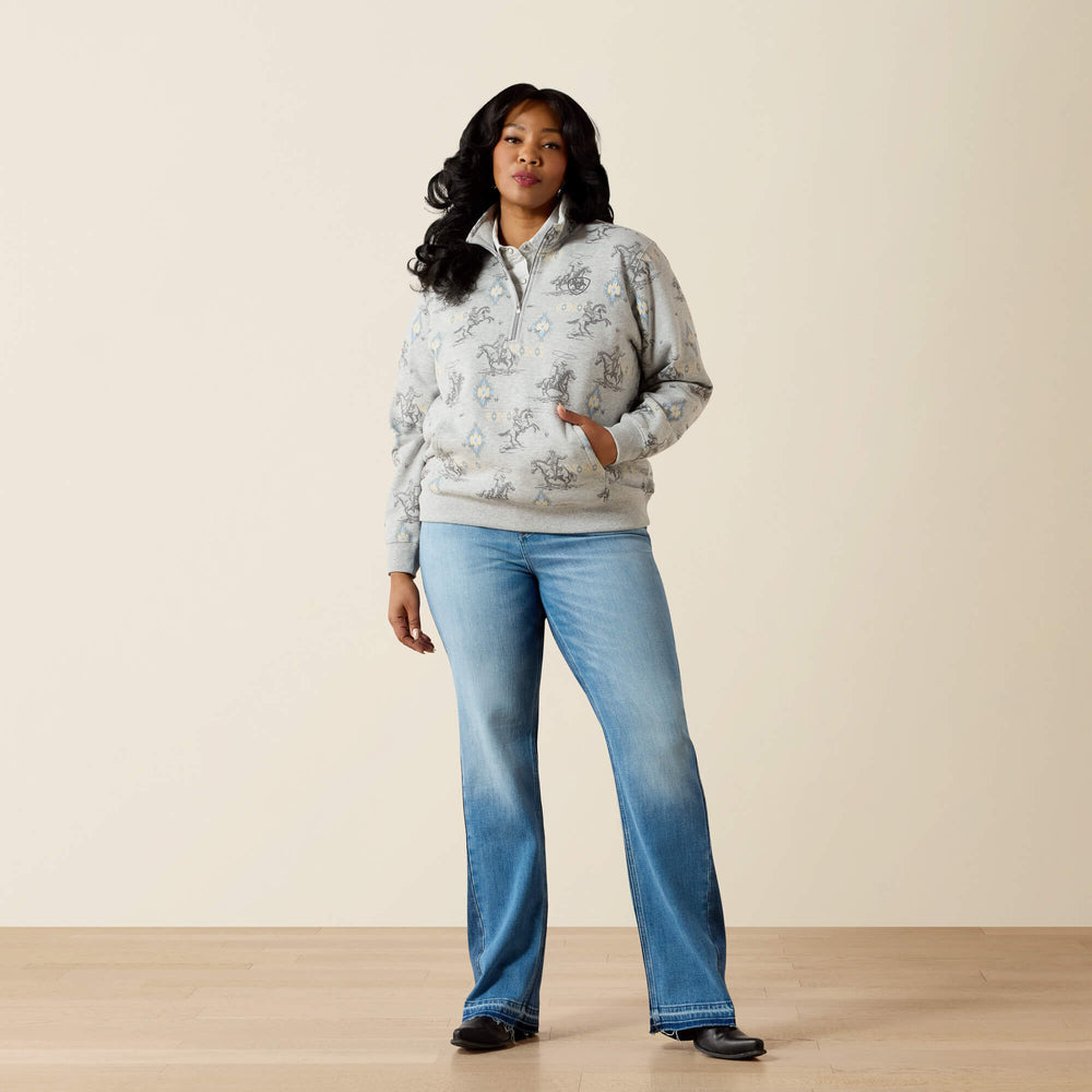 Women Sapphire 1/2 Zip Sweatshirt | Ariat on sale