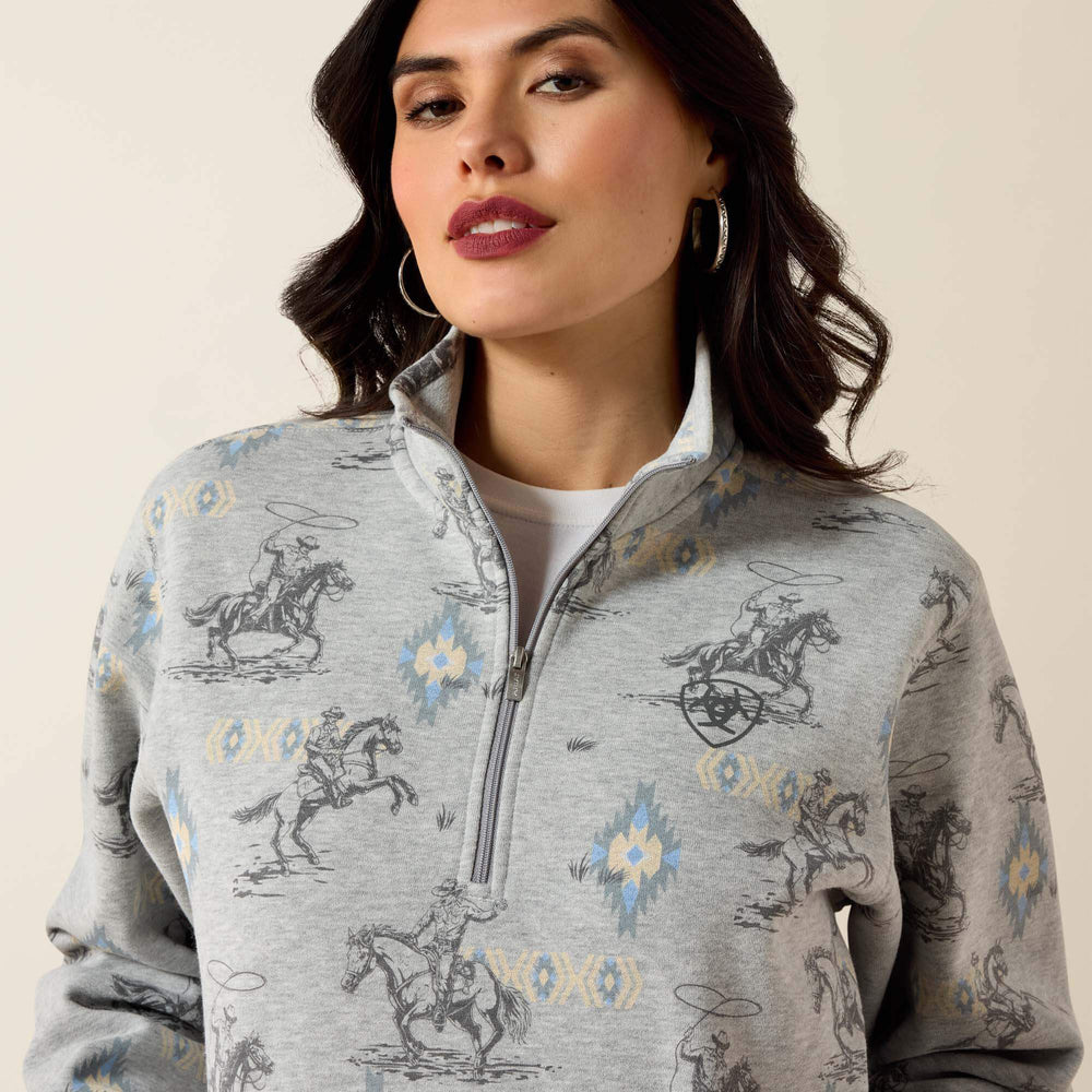 Women Sapphire 1/2 Zip Sweatshirt | Ariat on sale