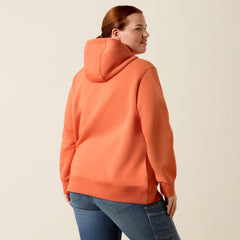 Women Rebar Lightweight Logo 1/2 Zip Hoodie | Ariat