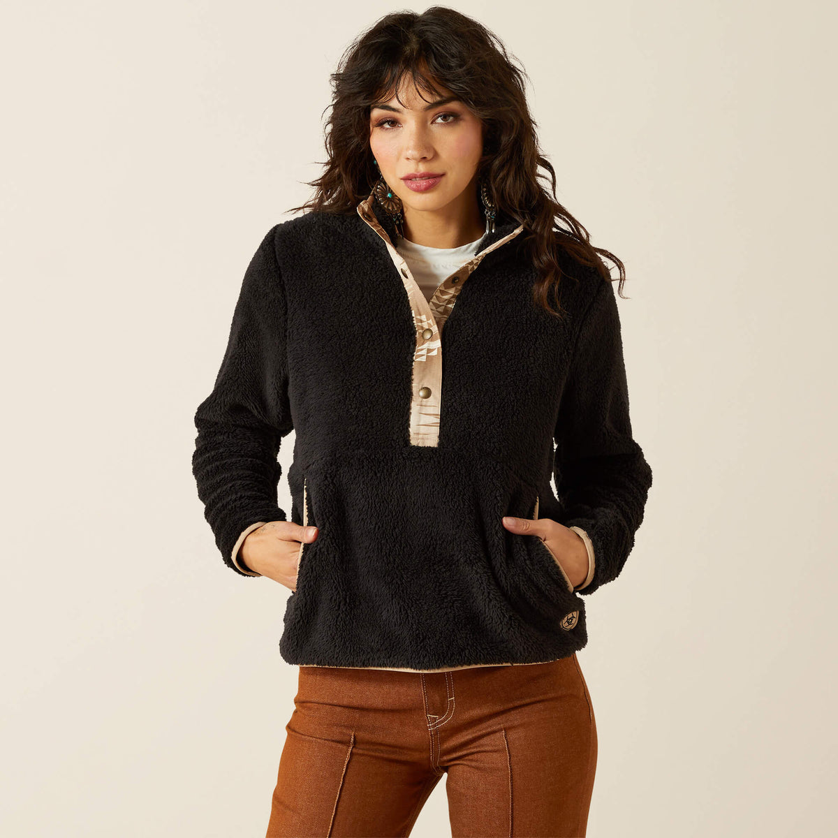Women Berber Snap Front Sweatshirt | Ariat for sale