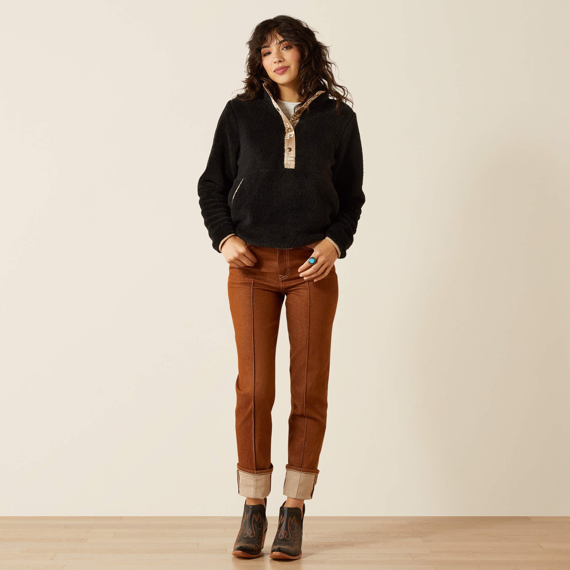 Women Berber Snap Front Sweatshirt | Ariat for sale