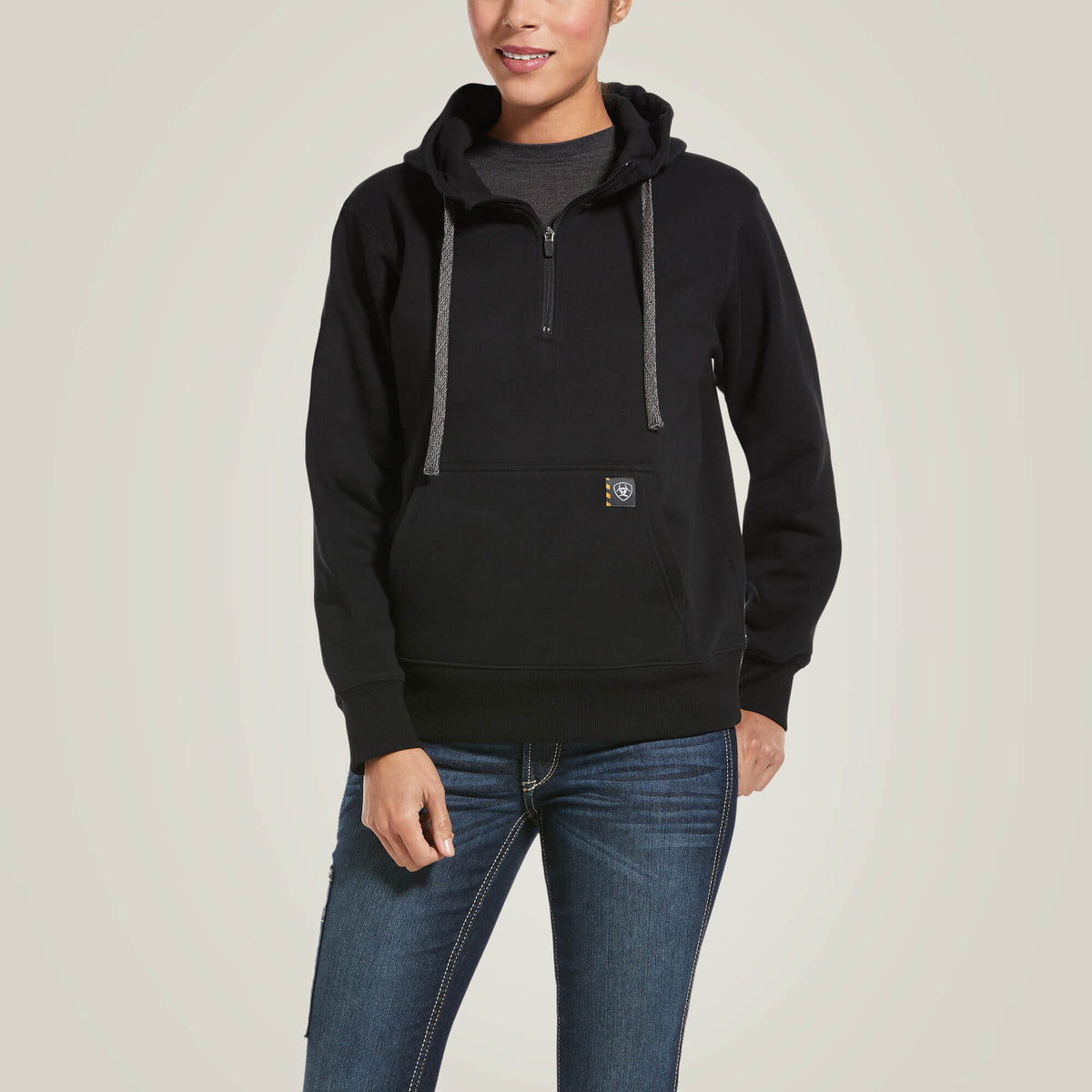 Women Rebar Skill Set 1/2 Zip Hoodie | Ariat
