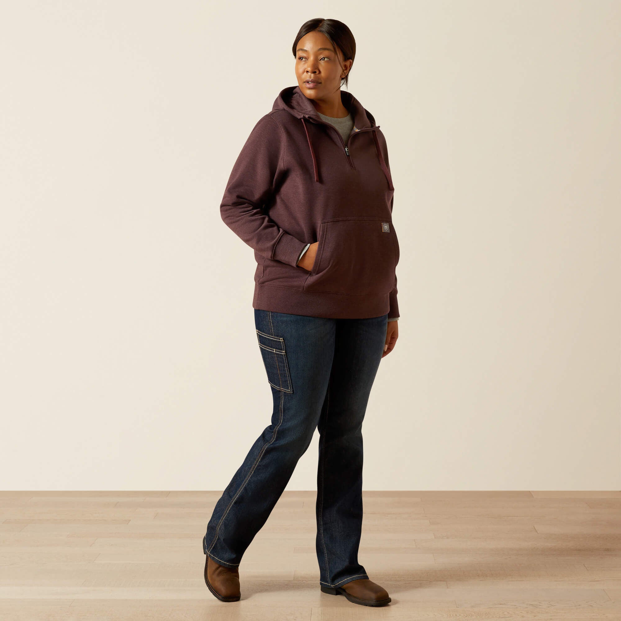 Women Rebar Skill Set 1/2 Zip Hoodie | Ariat Discount