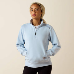 Women Rebar Lightweight Mock 1/2 Zip Sweatshirt | Ariat Outlet