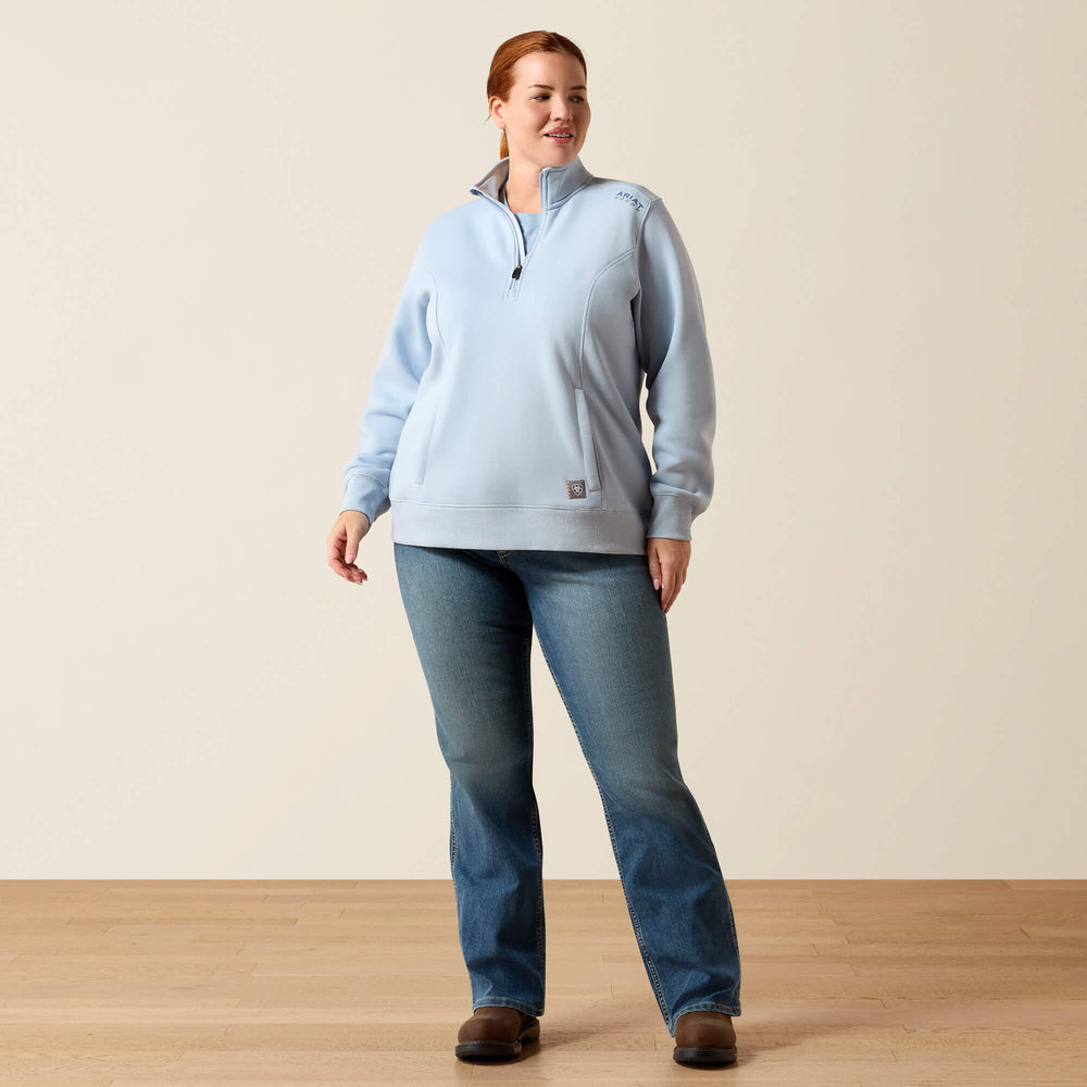 Women Rebar Lightweight Mock 1/2 Zip Sweatshirt | Ariat Outlet